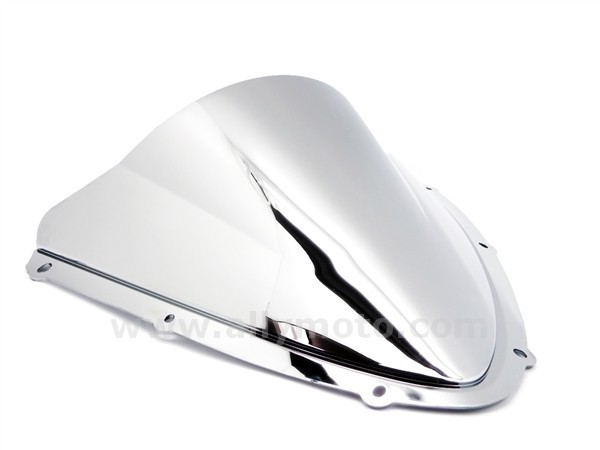 Suzuki GSXR 600 750 Chrome Double Bubble Windscreen Shield 2008-2009 Suzuki GSXR 600 750 Chrome Double Bubble Windscreen Shield 2008-2009